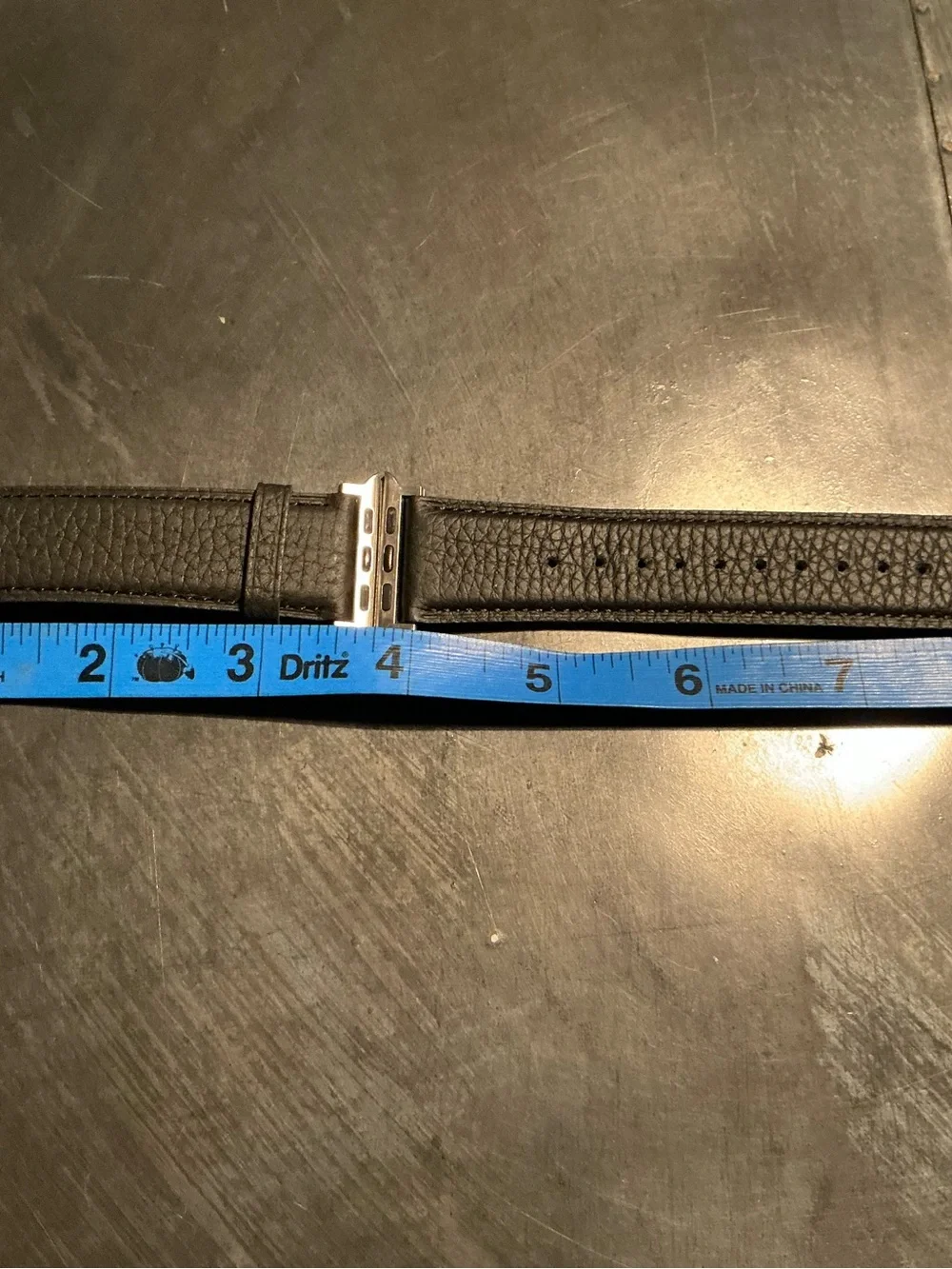 ‼️New Maison de Sabre Black Leather Apple Watch Strap